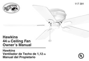 Hampton Bay CHQ8BT707AT Hampton Bay Ceiling Fan Operating Manual